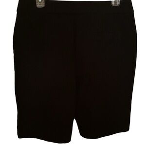 Chico’s zipper shorts with front and back pockets, black, Size: 6